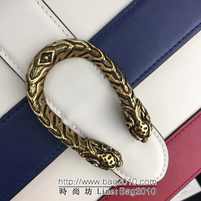 GUCCI古馳原單 新款高仿GUCCI新款專櫃品質原單貨實物實拍448075中號白彩手提包 波士頓包 HY1277